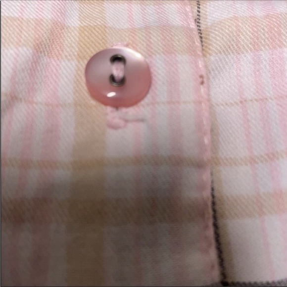 Allison Daley plaid button up shirt button up pearl buttons western - Picture 8 of 13